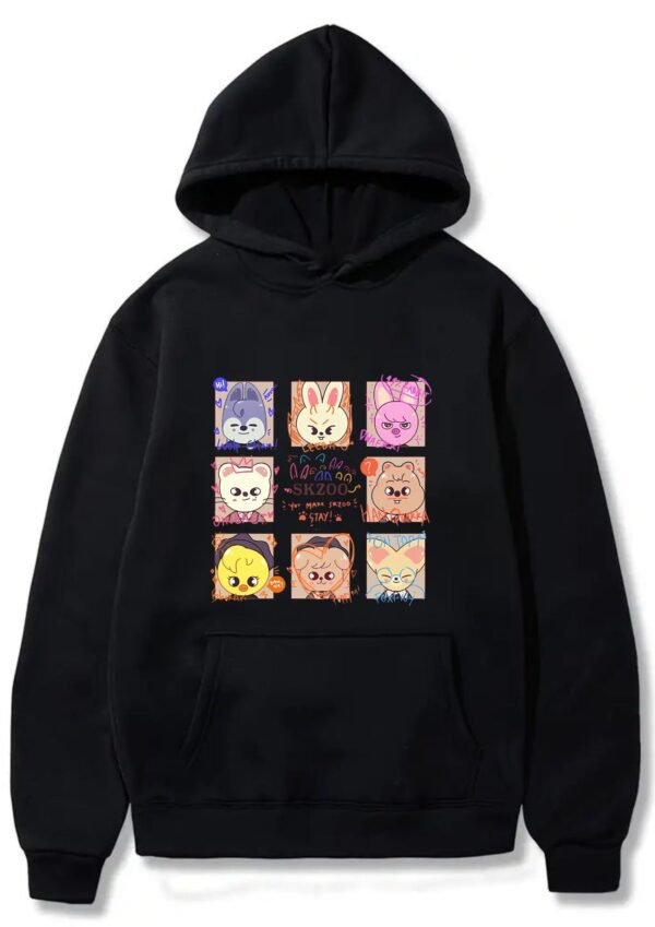 Hoodie SKZOO Animales Kawaii - Imagen 3