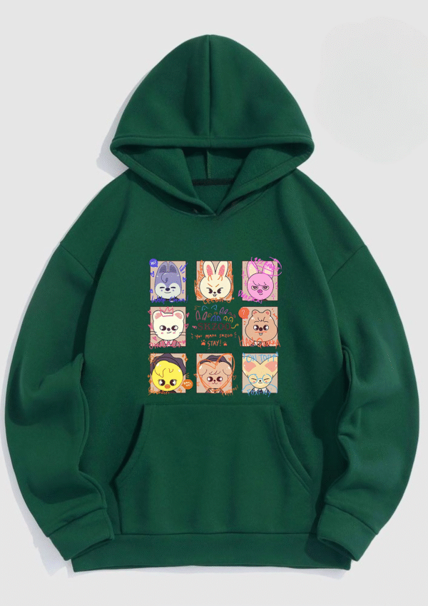 Hoodie SKZOO Animales Kawaii - Imagen 2